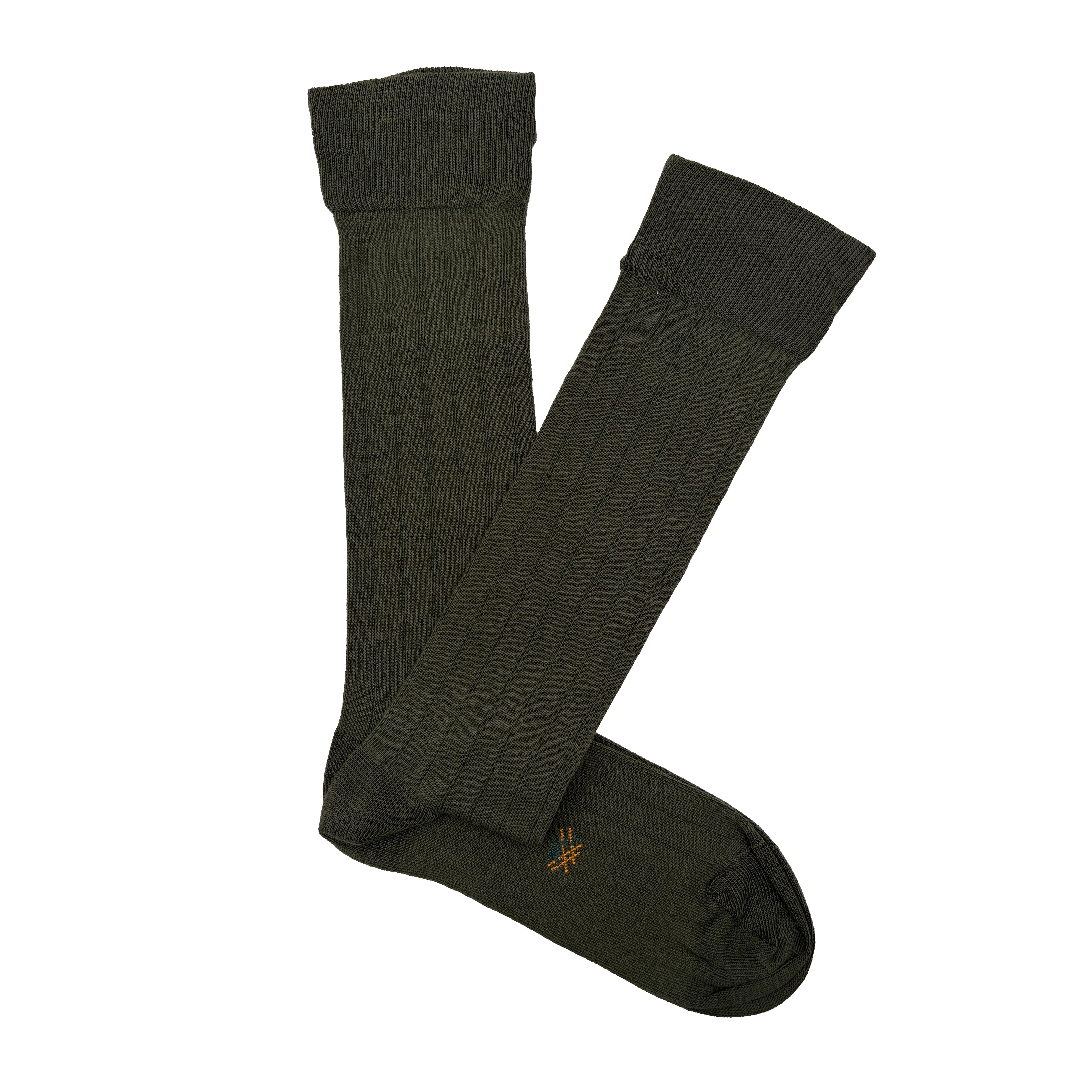 Tall Cane Turquoise-Chocolate Stripes
