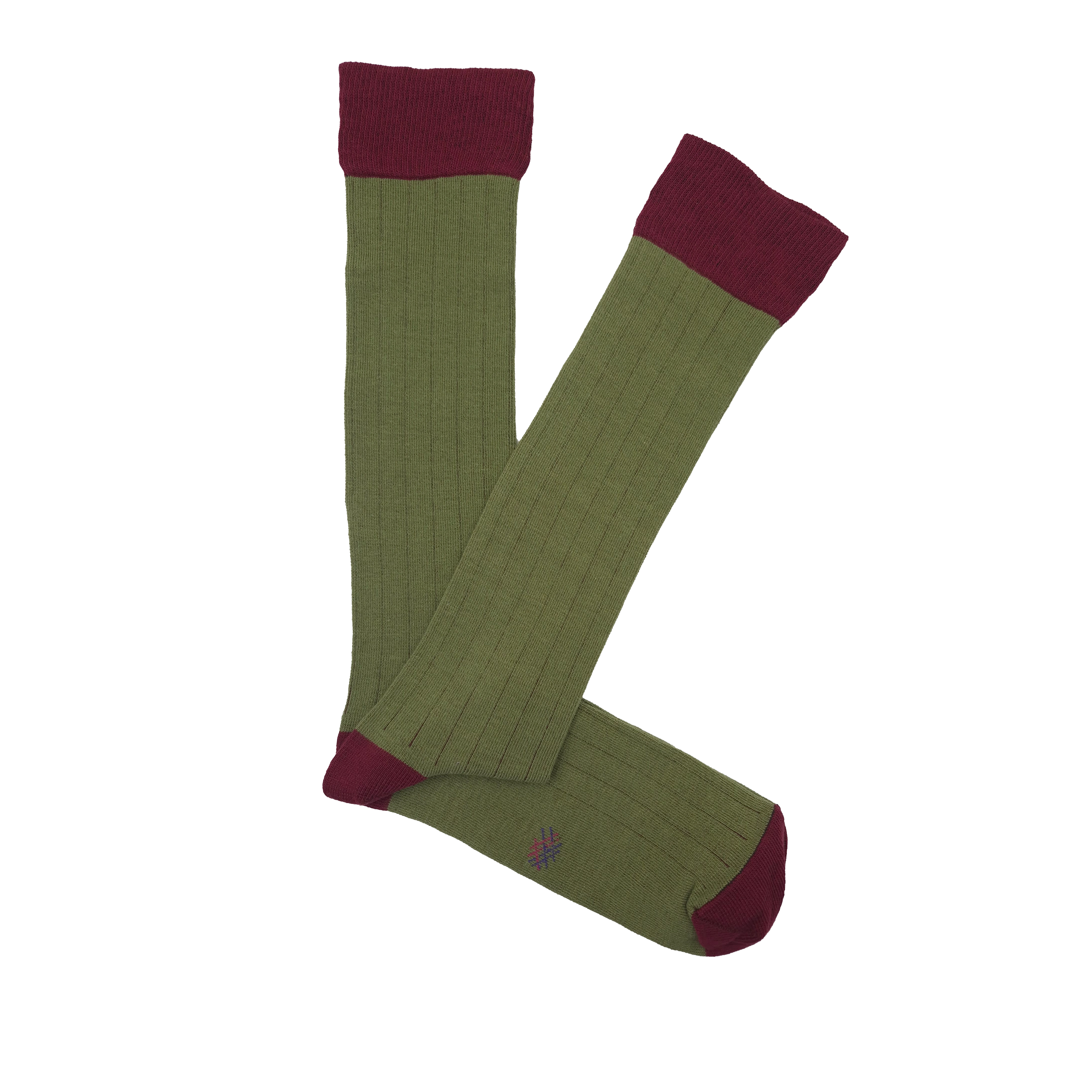 Tall Cane Turquoise-Chocolate Stripes