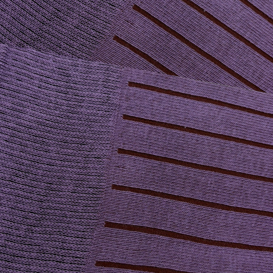 Caña Baja Raya Vertical Malva-Burdeos