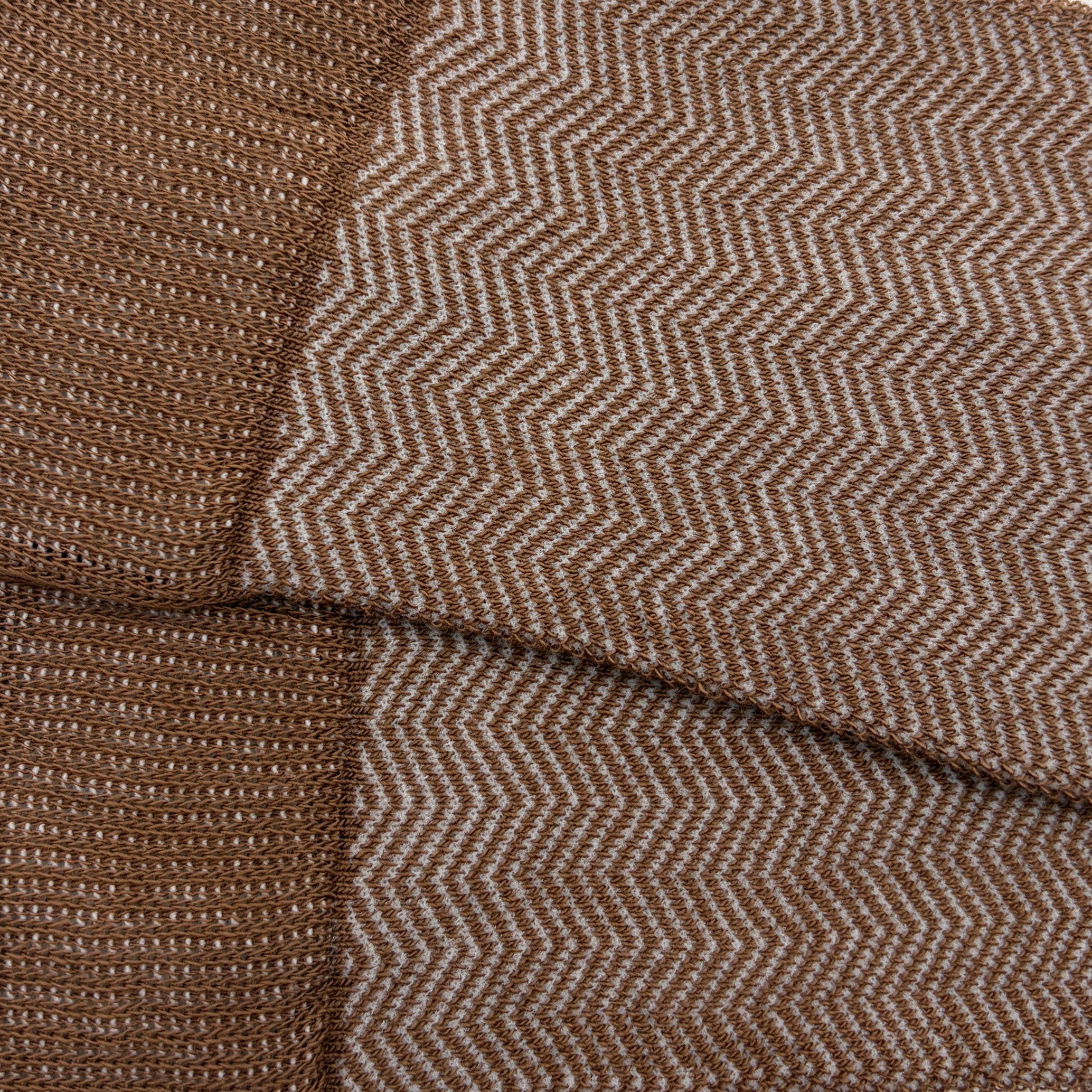Tall Cane Turquoise-Chocolate Stripes