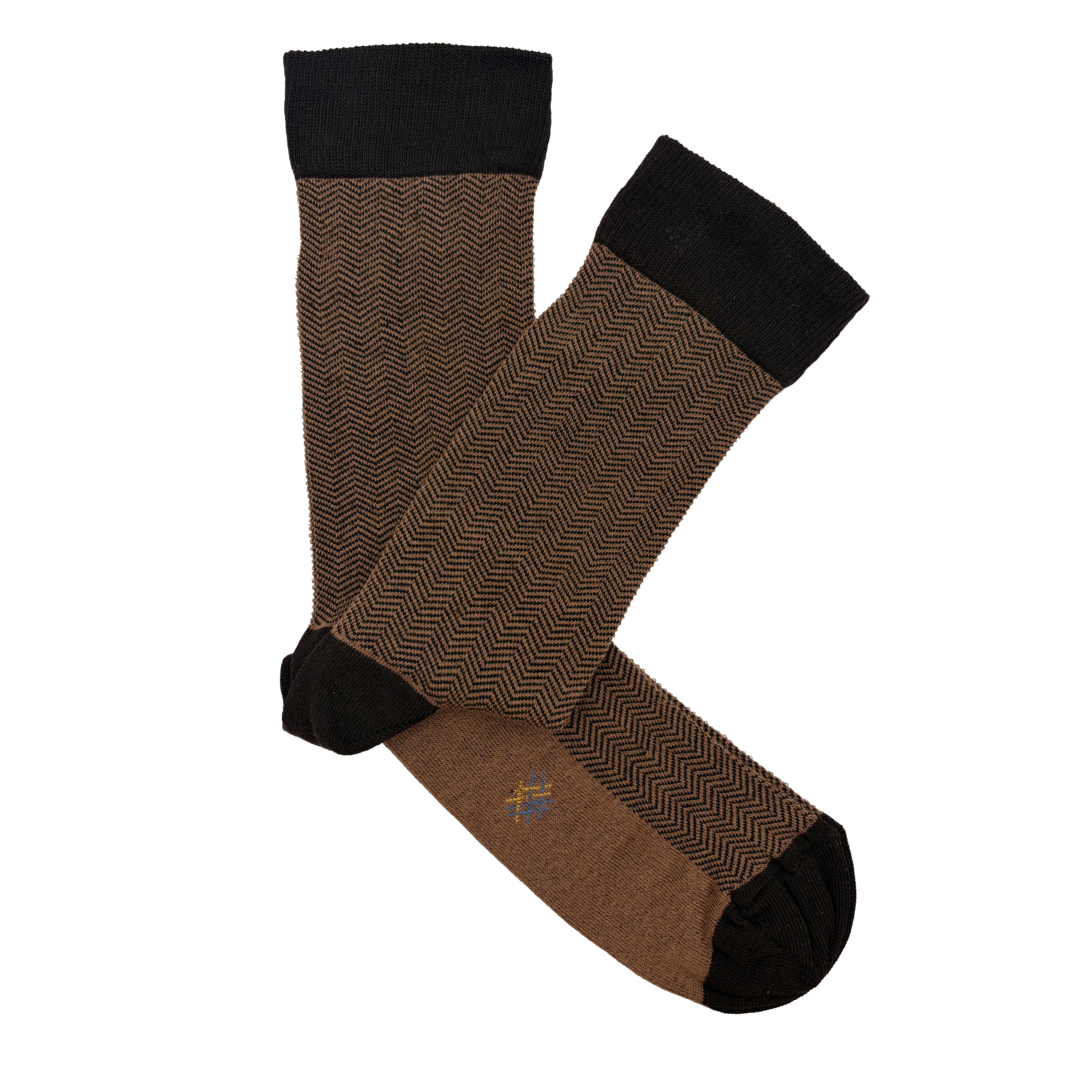 Low Cane Turquoise-Chocolate Stripes