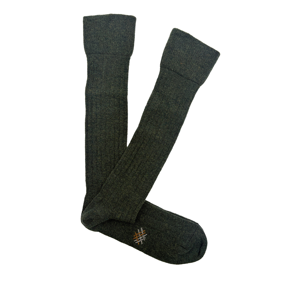 High-Gauge Striped Yarn, Brown-Beige