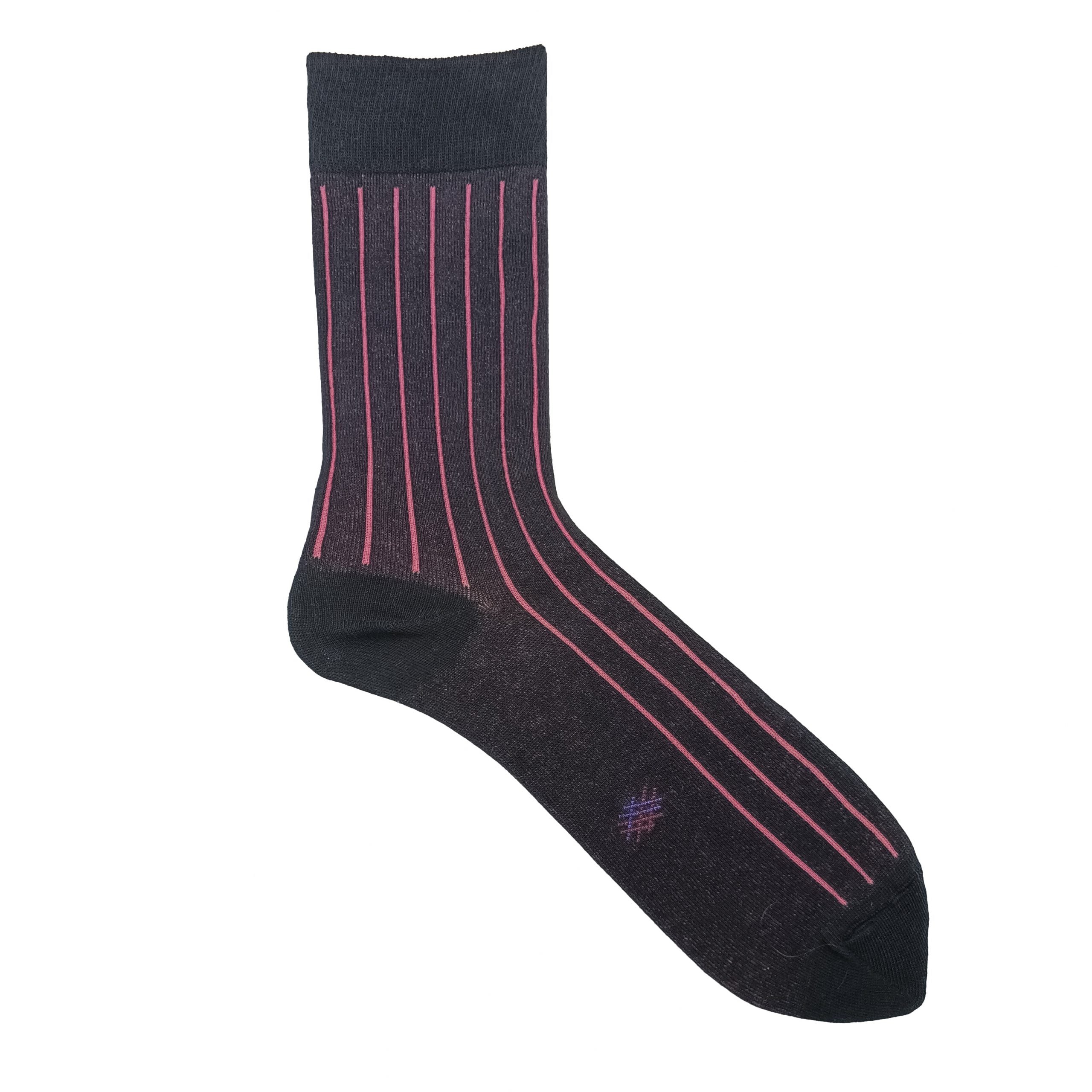 RAYA VERTICAL CAÑA BAJA NEGRO FUCSIA ABIERTO