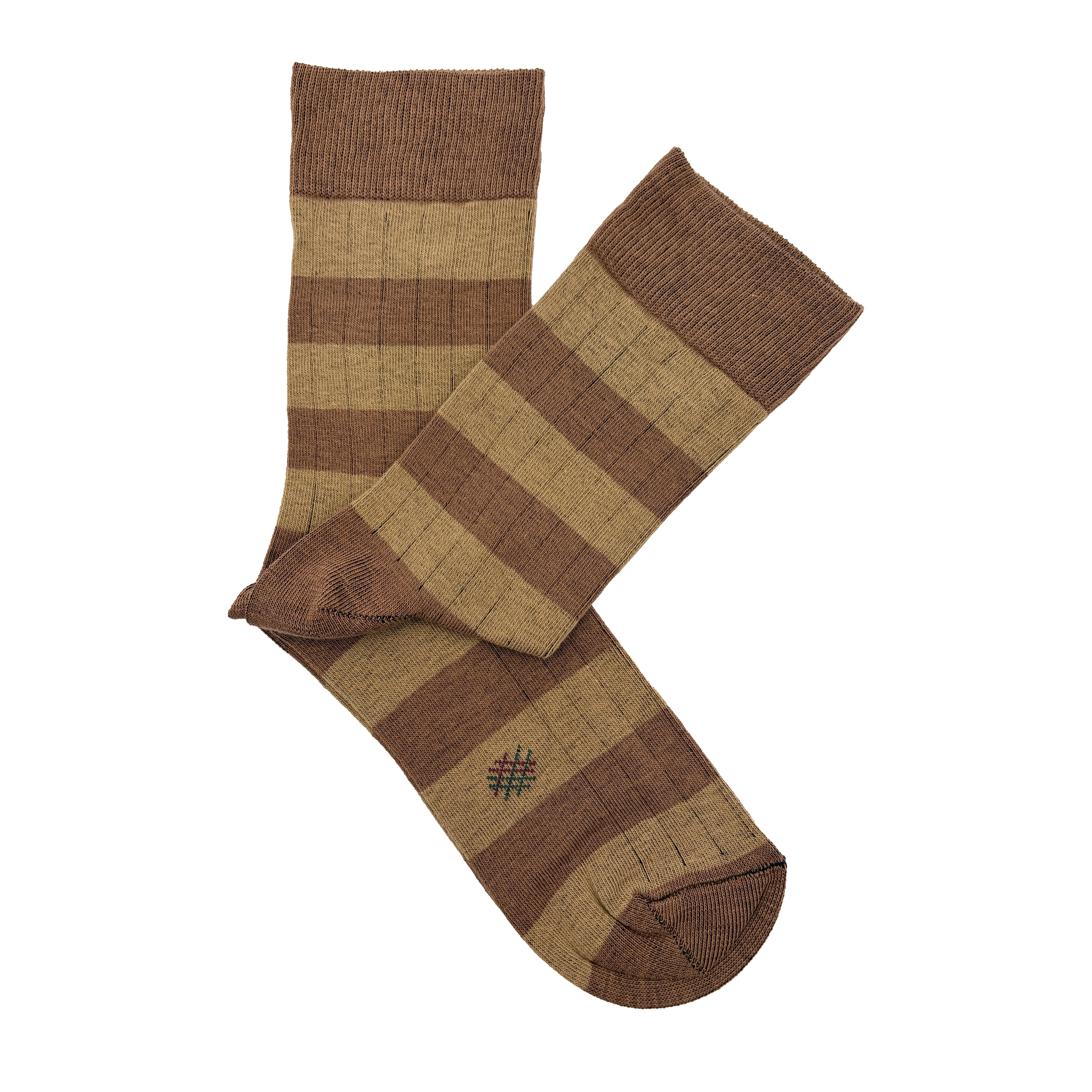Low Cane Turquoise-Chocolate Stripes