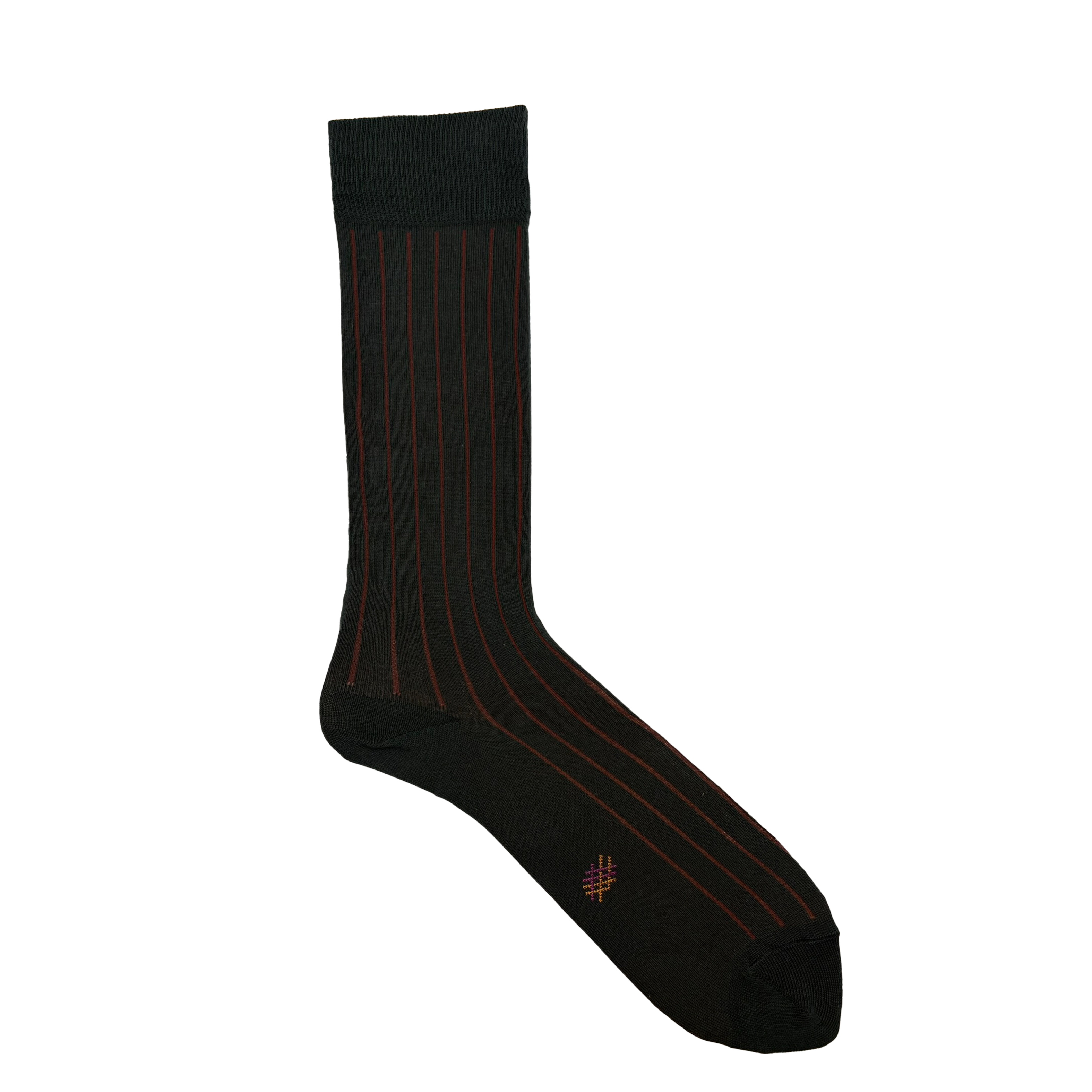 Caña Alta Raya Vertical Botella-Burdeos