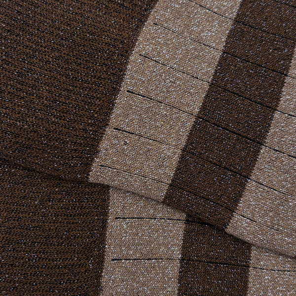 Caña Baja Brilli Brilli Rayas Beige-Chocolate