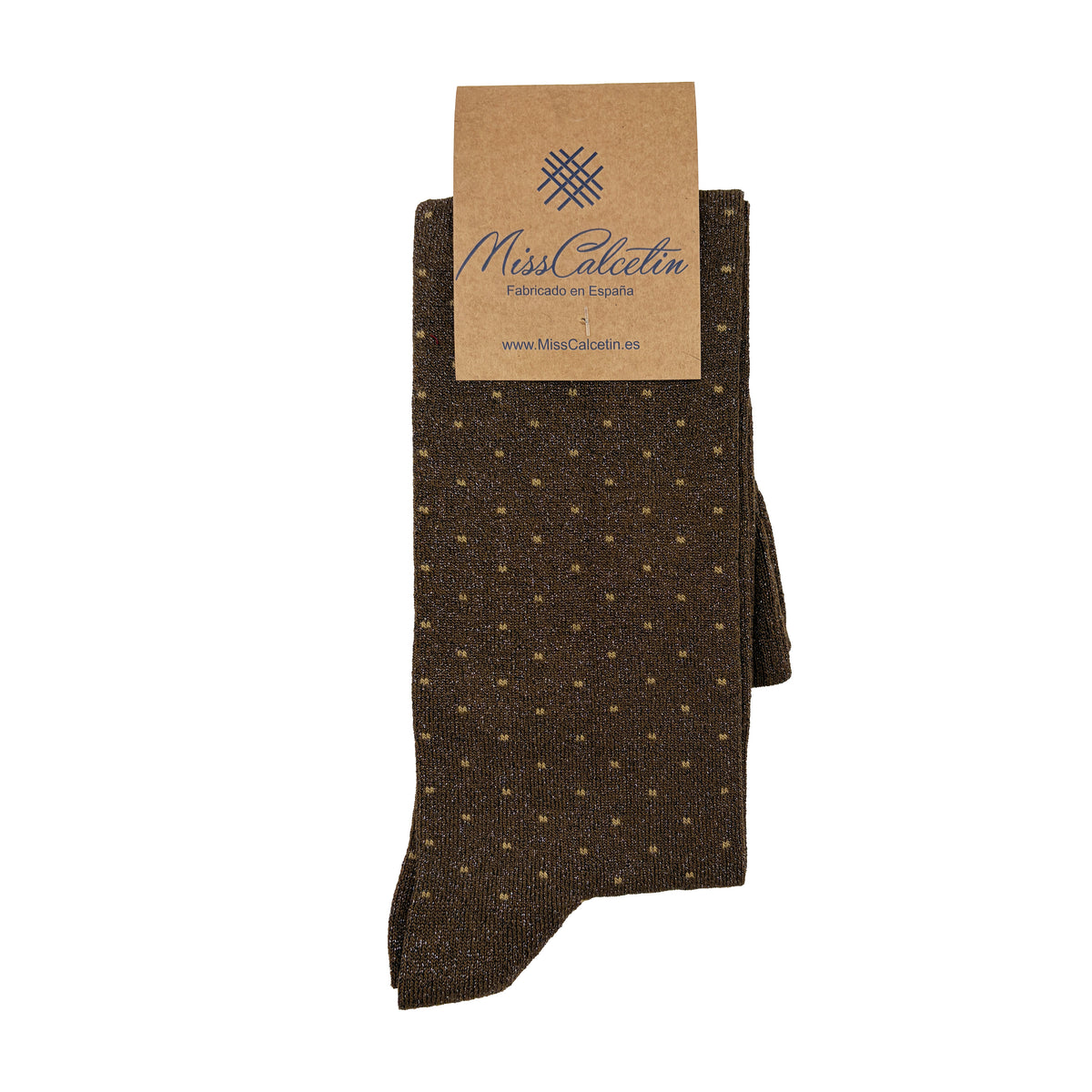 Caña Alta Brilli Brilli Topitos Chocolate-Beige