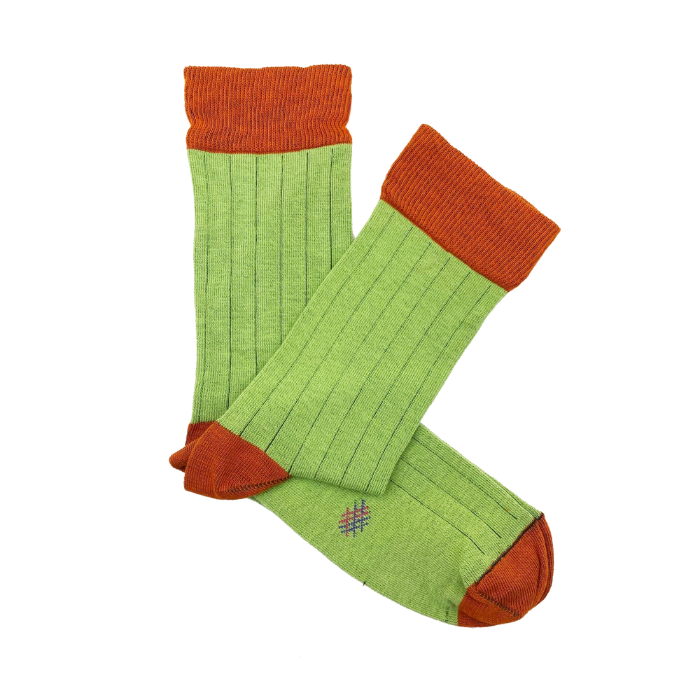 Calcetines de caña baja pistacho