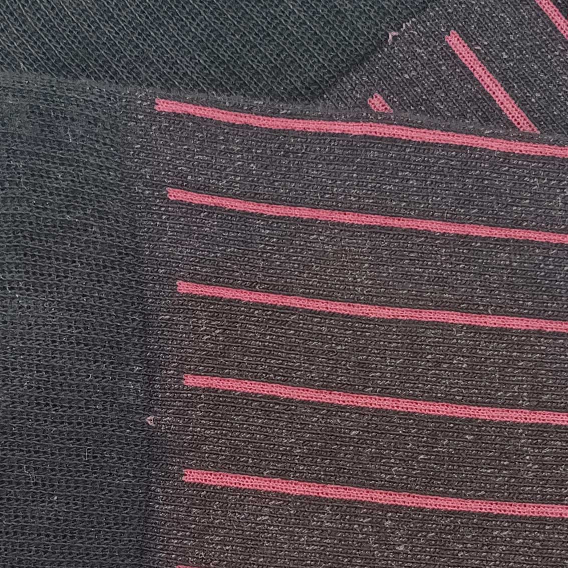 Caña Alta Raya Vertical Antracita-Fucsia