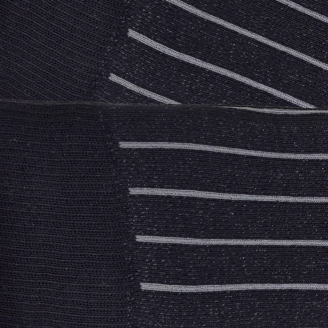 Caña Baja Raya Vertical Negro-Gris