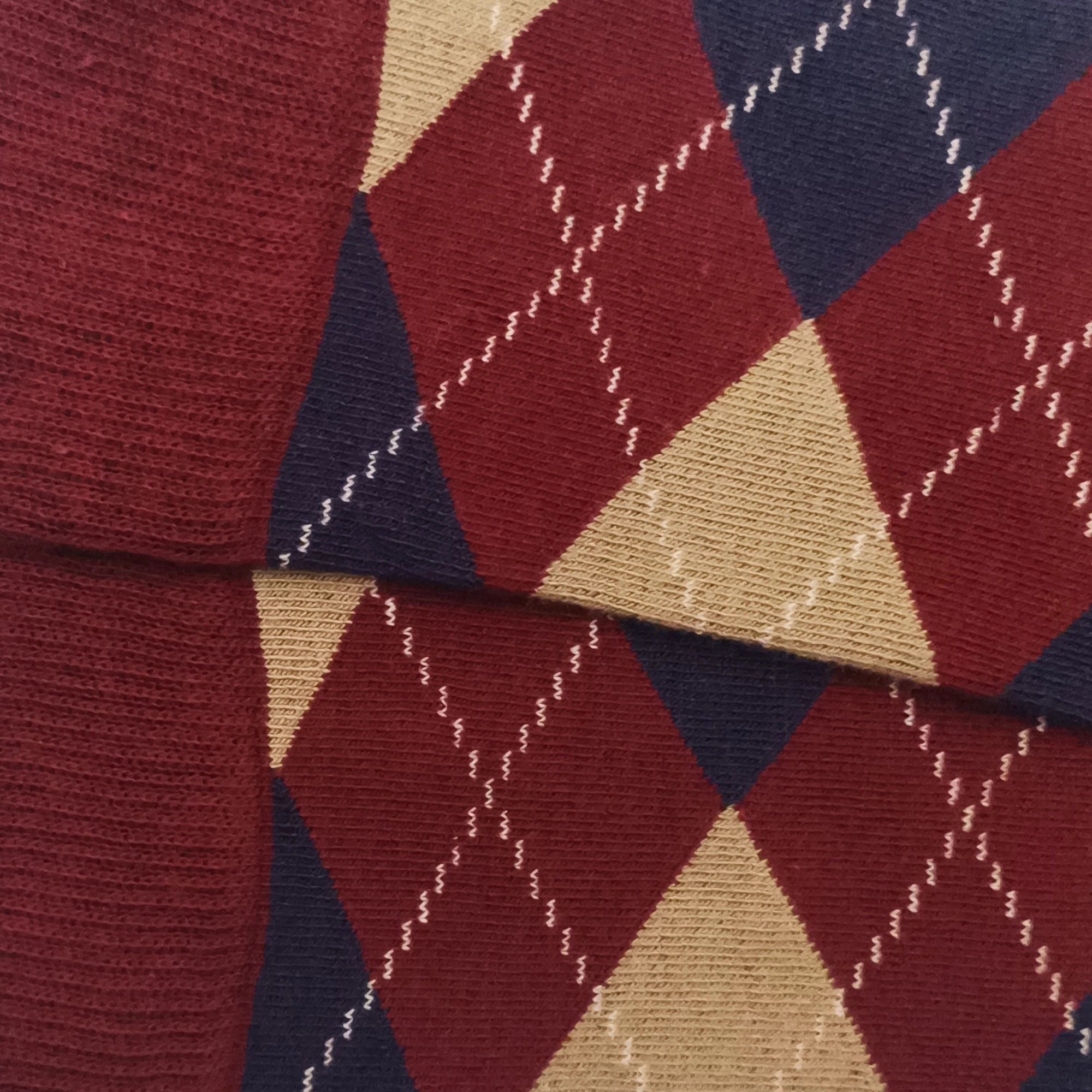 Caña Baja Rombos Granate