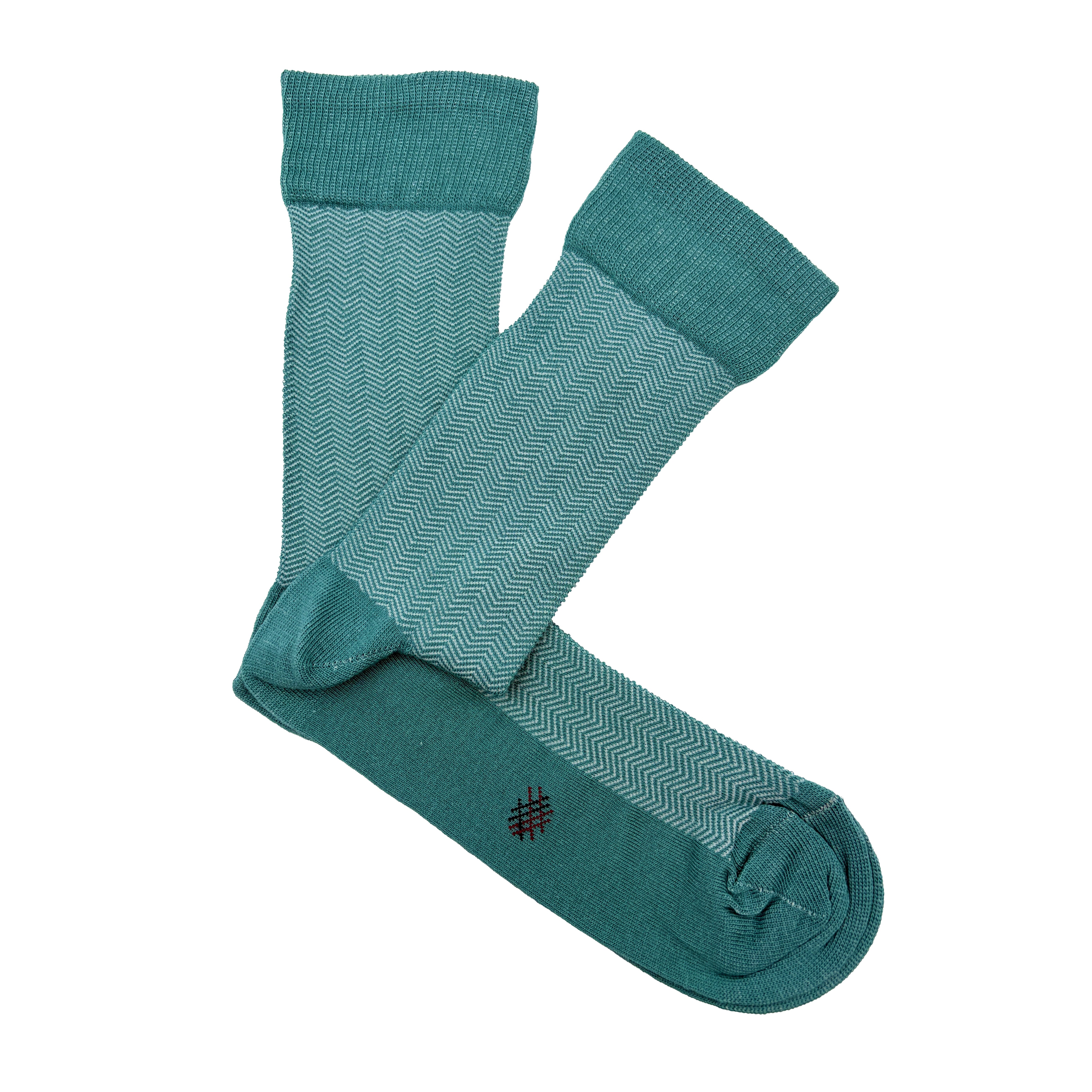 Low Cane Turquoise-Chocolate Stripes