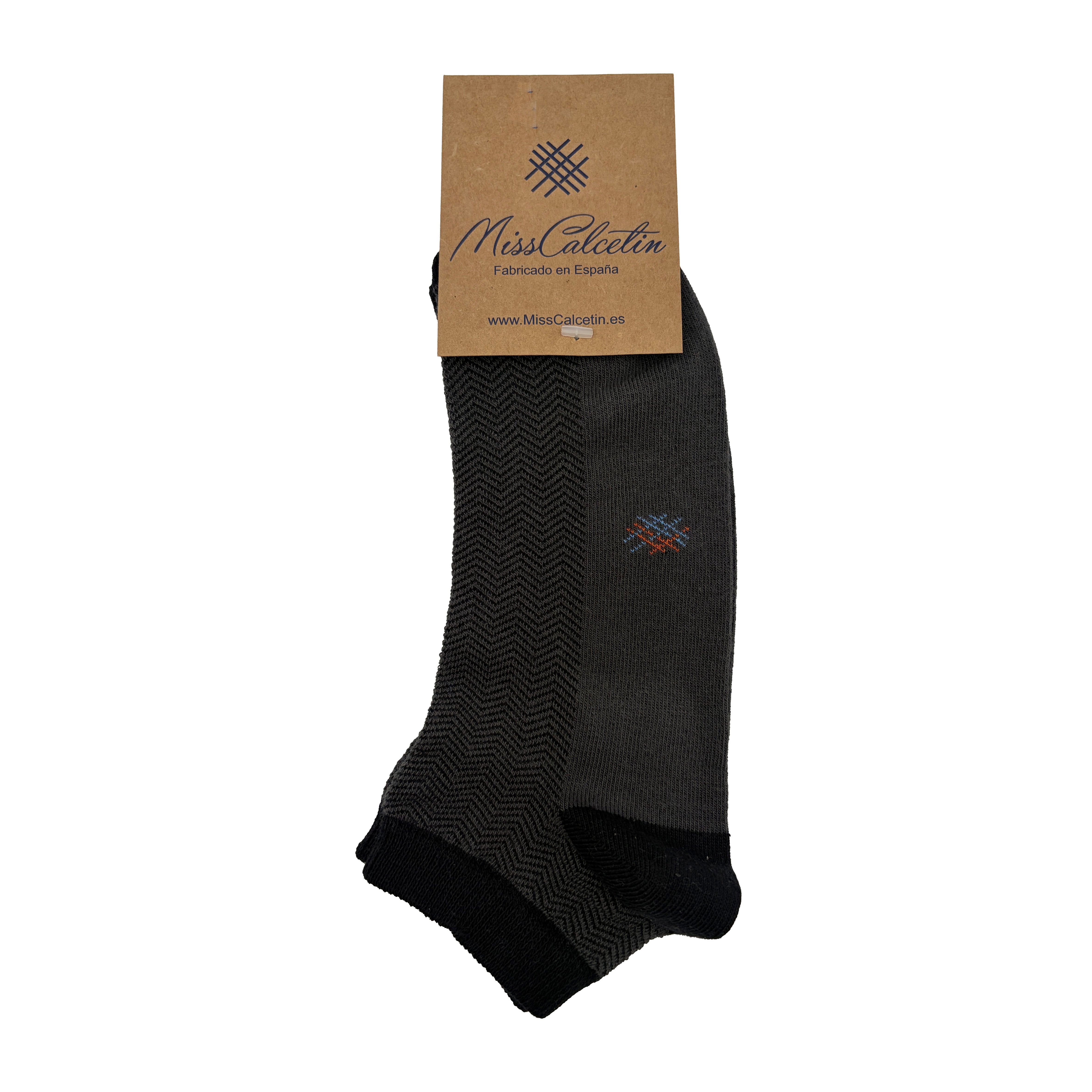 Tobillero Espiga Antracita-Negro