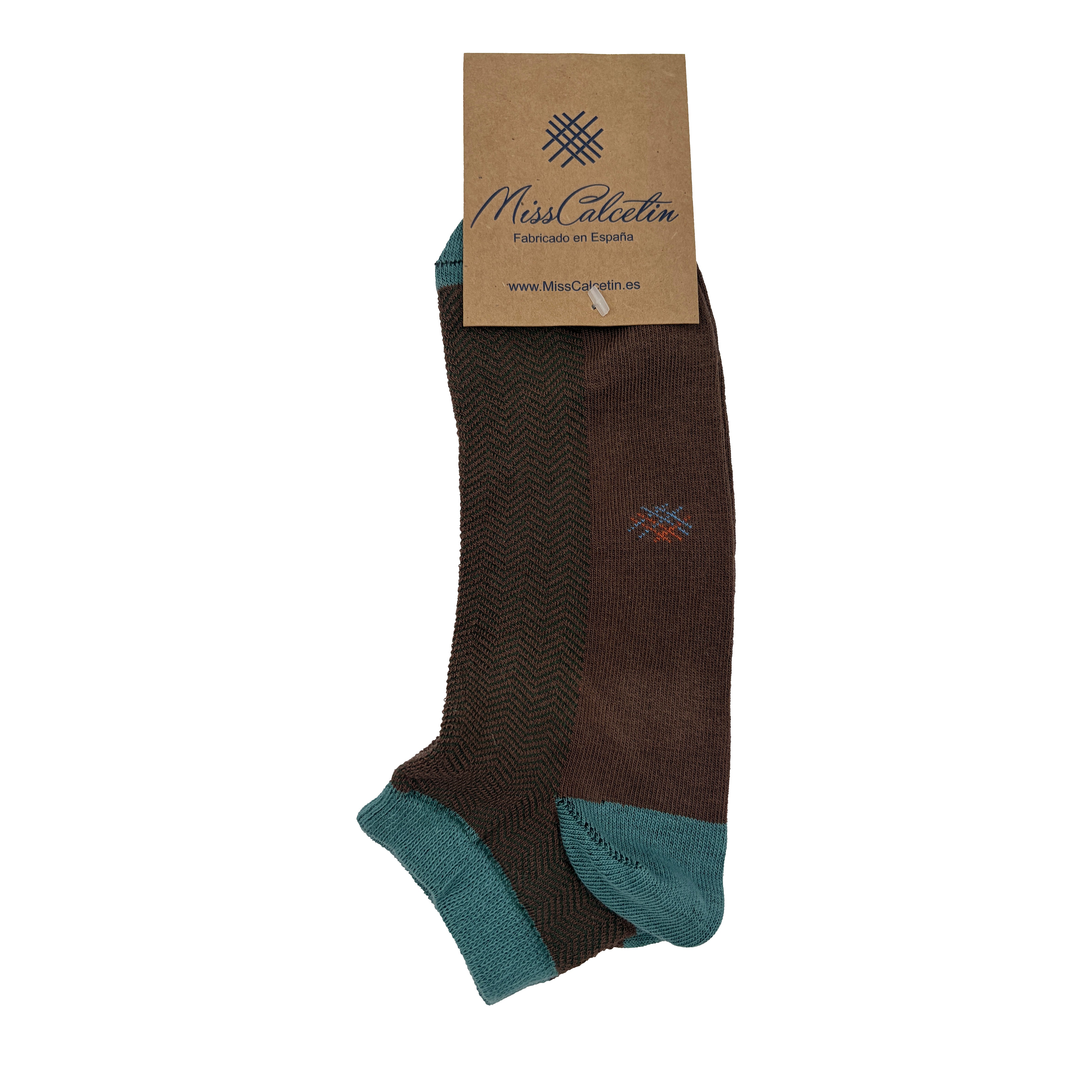 Tobillero Espiga Marron-Ginebro