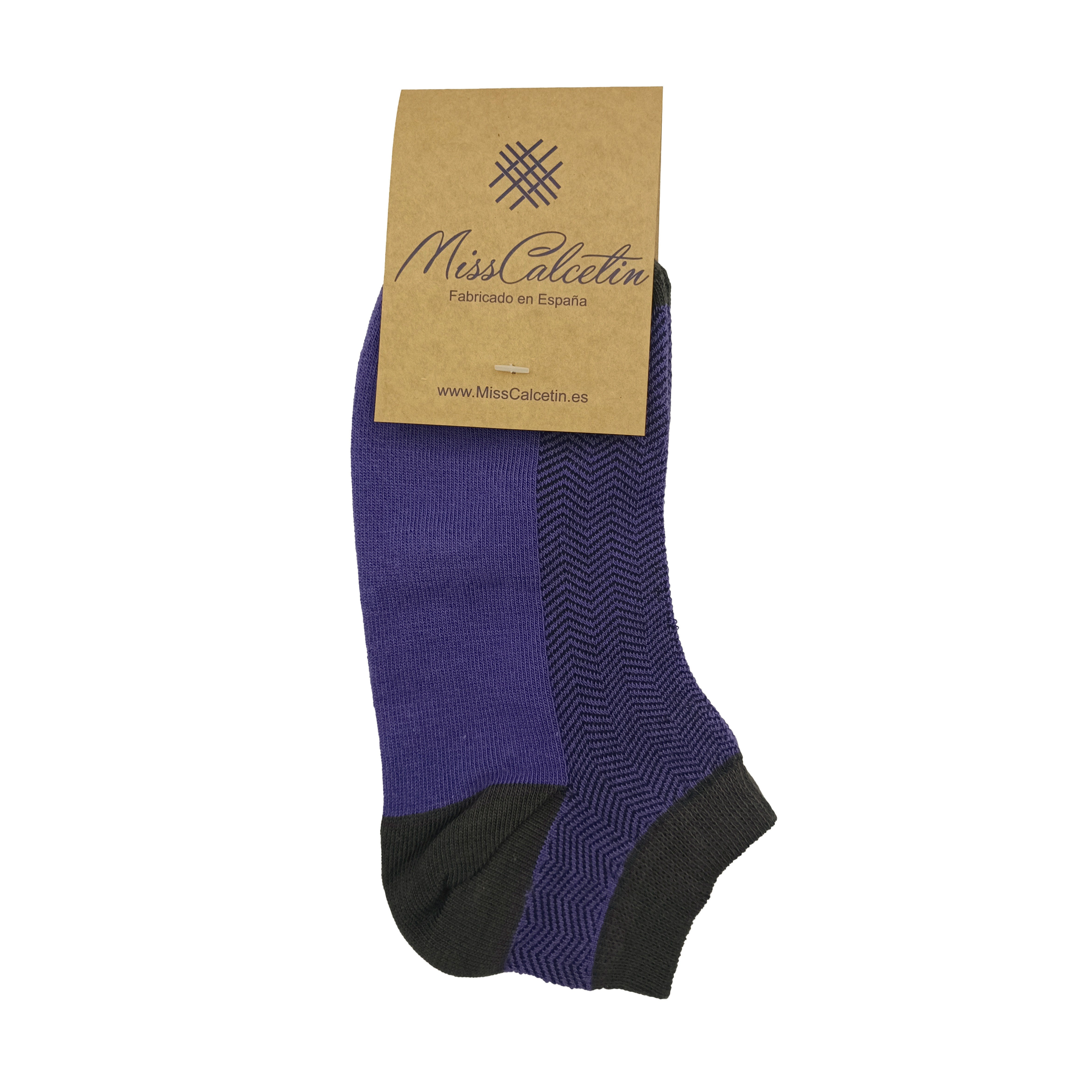 Tobillero Espiga Malva Antracita