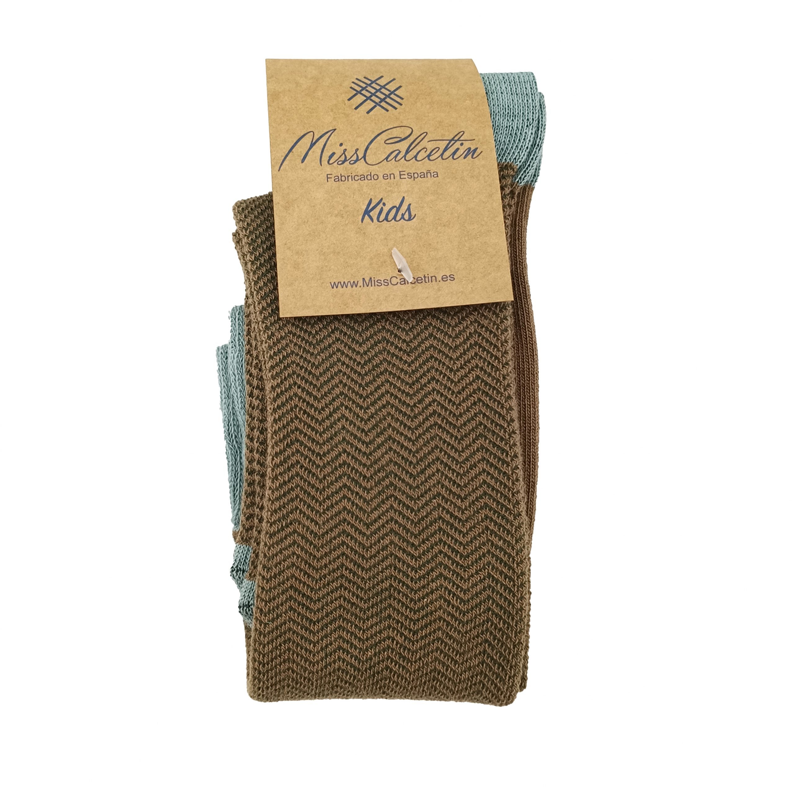 KIDS ESPIGA BROWN ACACCIO CERRADO
