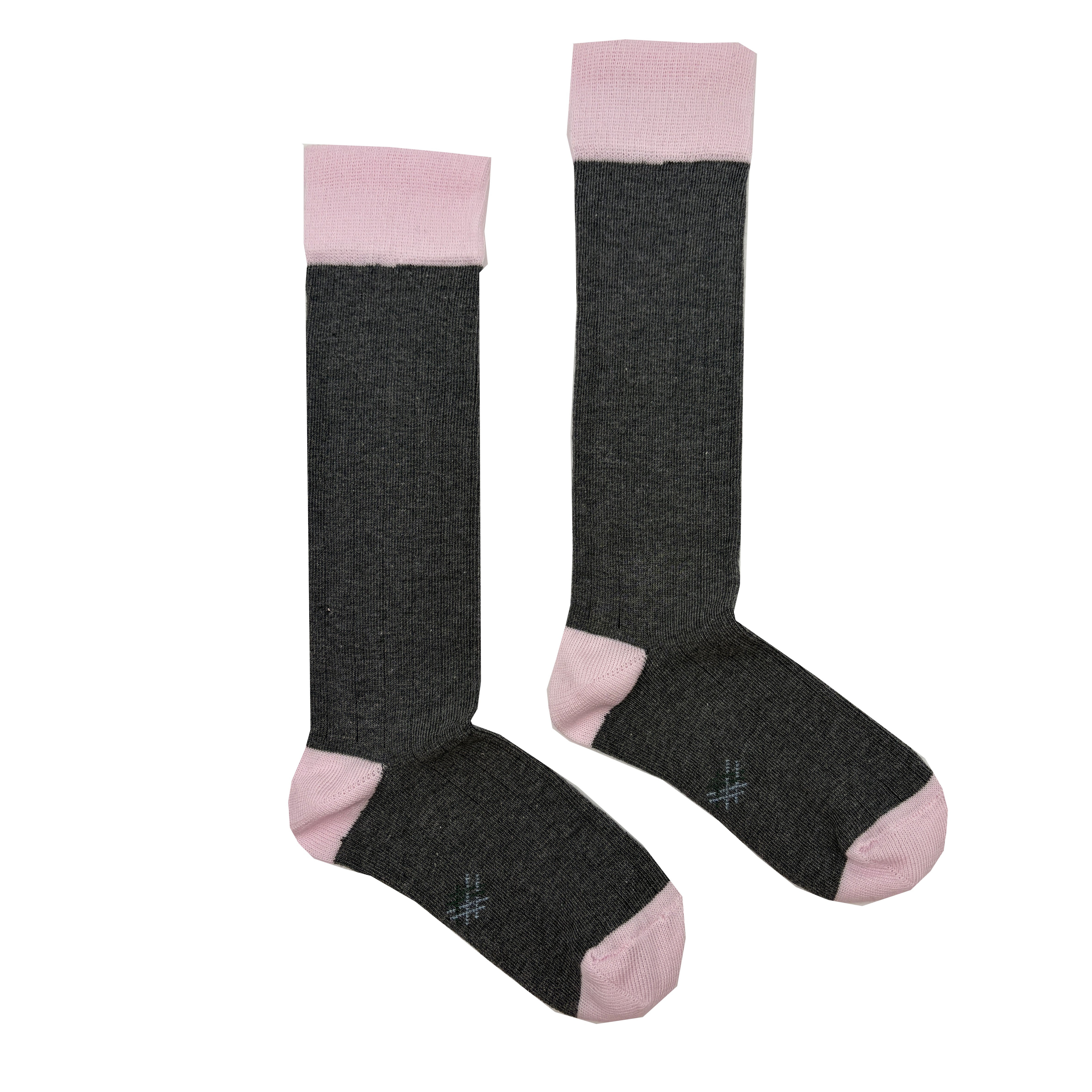 Kids canalé Gris Medio Vigore-Rosa
