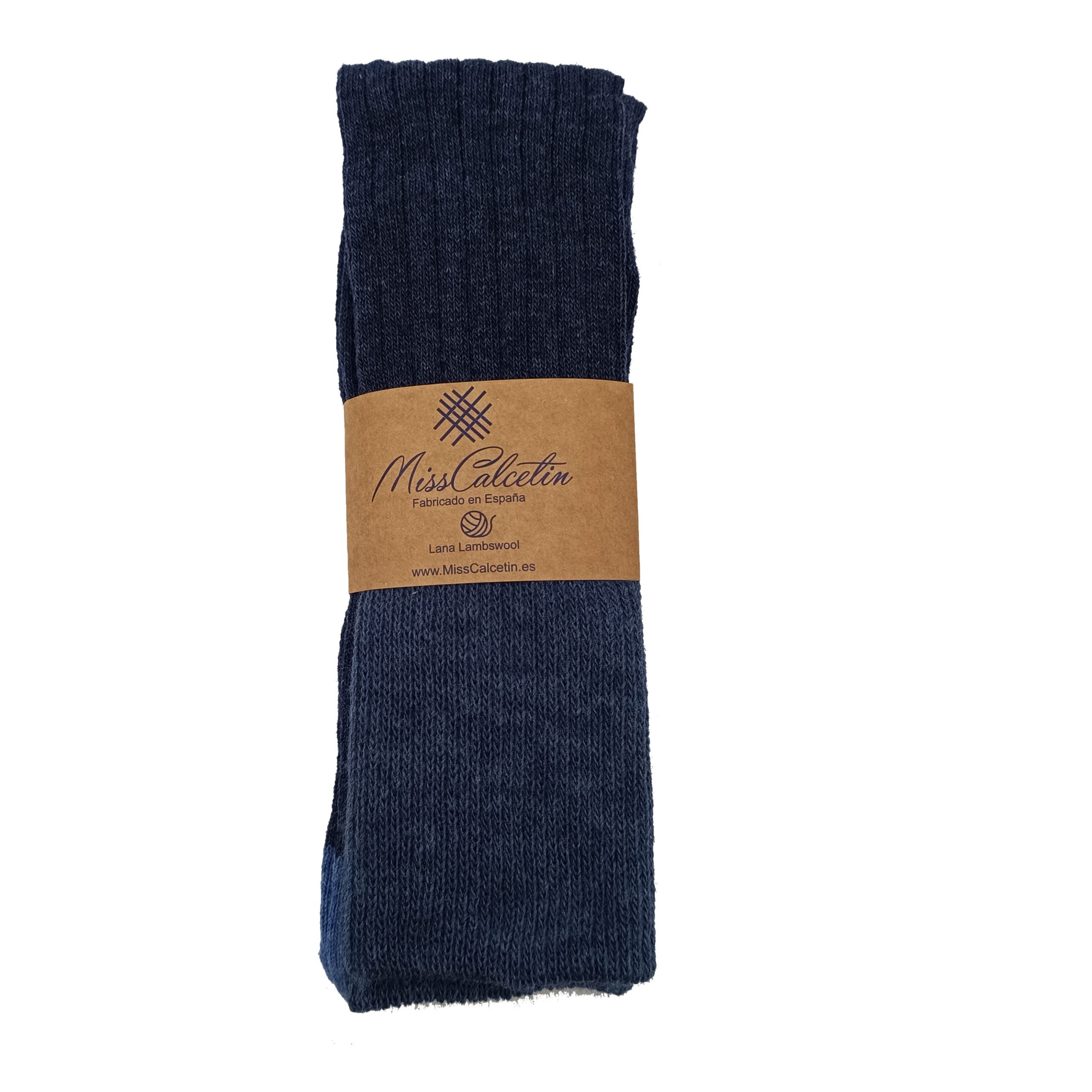 LANA CALZA AZUL NOCHE JEANS CERRADO