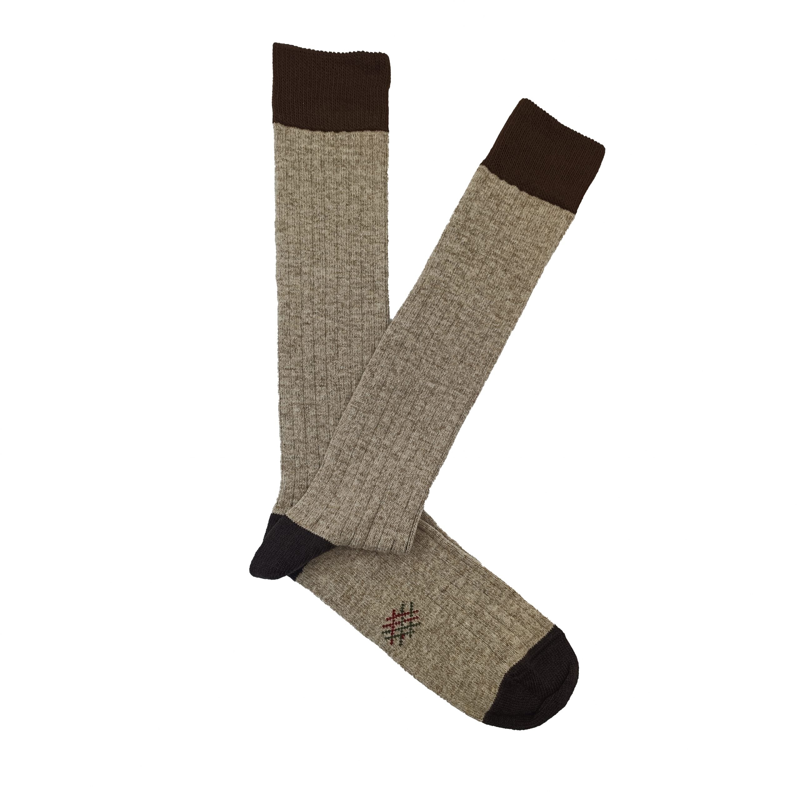 LANA CAÑA ALTA BEIGE MARRON ABIERTO