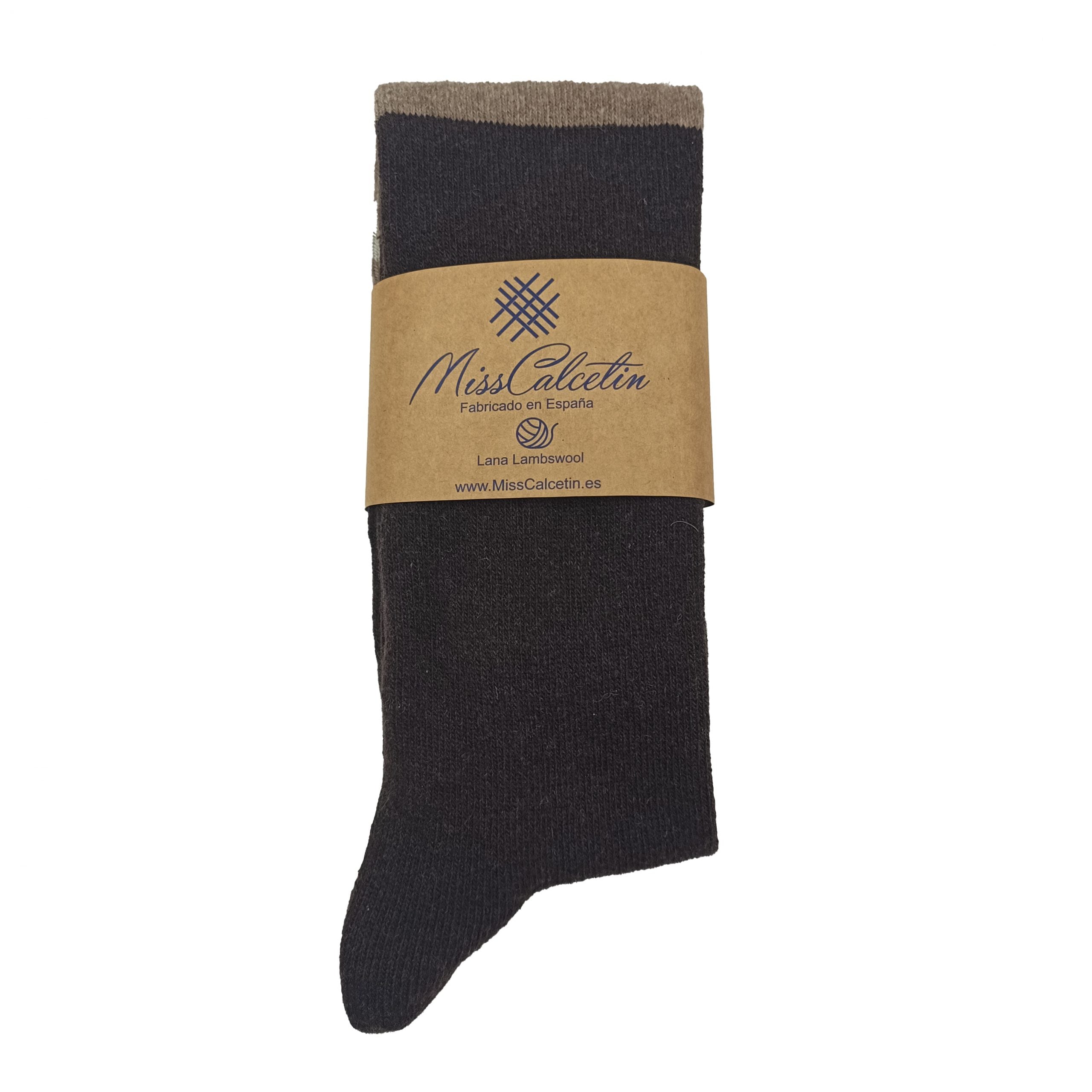 LANA CAÑA ALTA LISO- RAYAS MARRON BEIGE OPTICO CERRADO