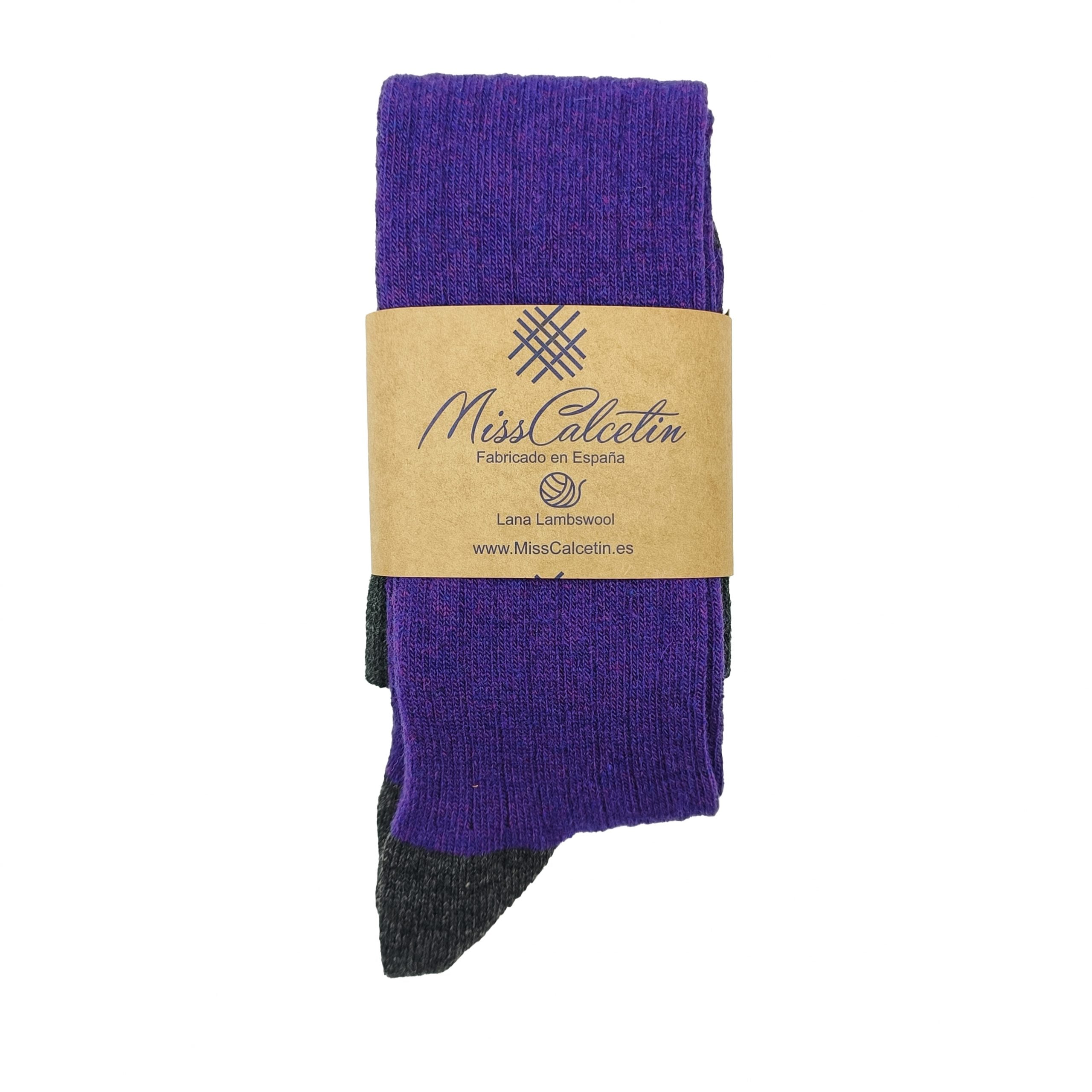 LANA CAÑA ALTA MORADA ANTRACITA CERRADO
