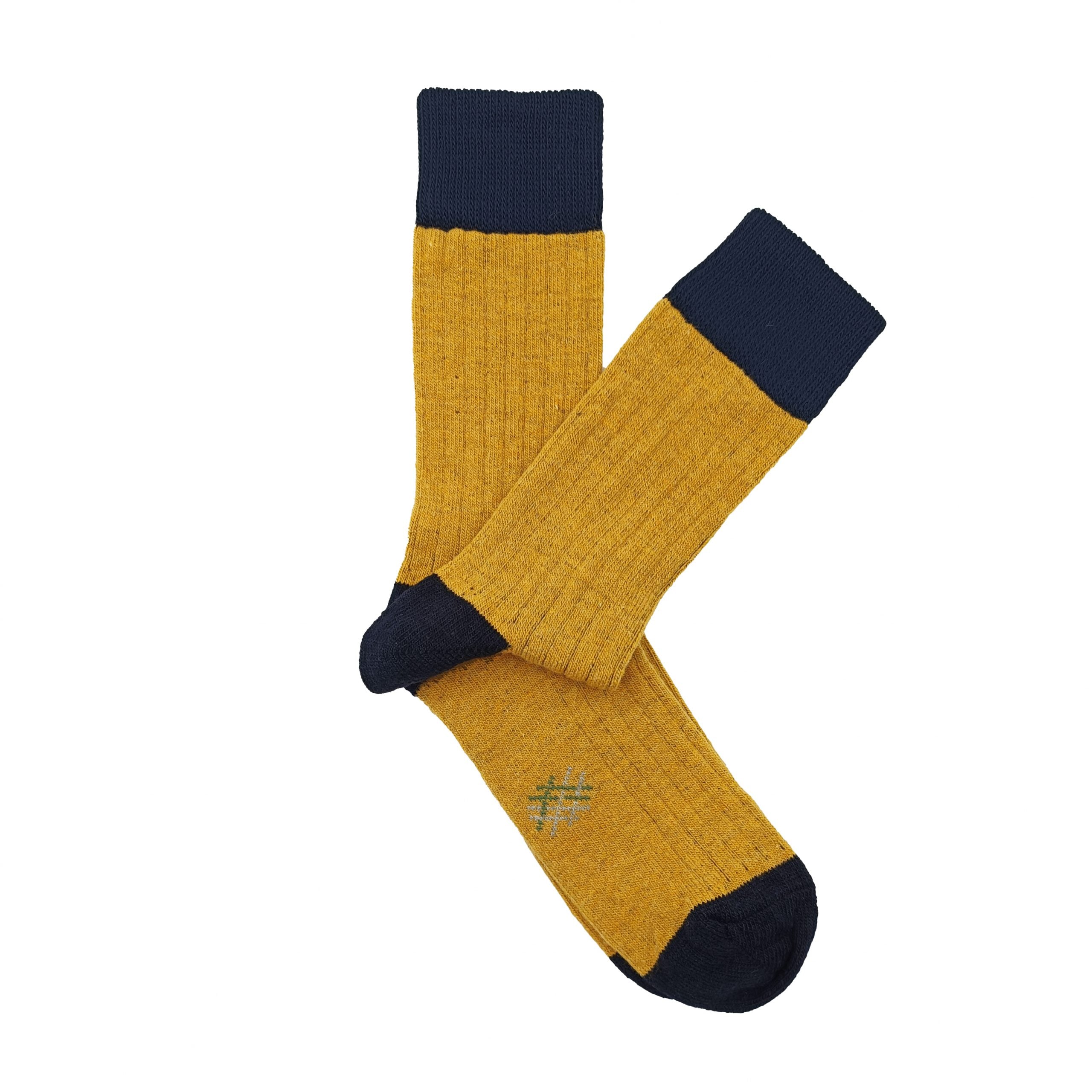 LANA CAÑA BAJA AMARILLO MARINO ABIERTO