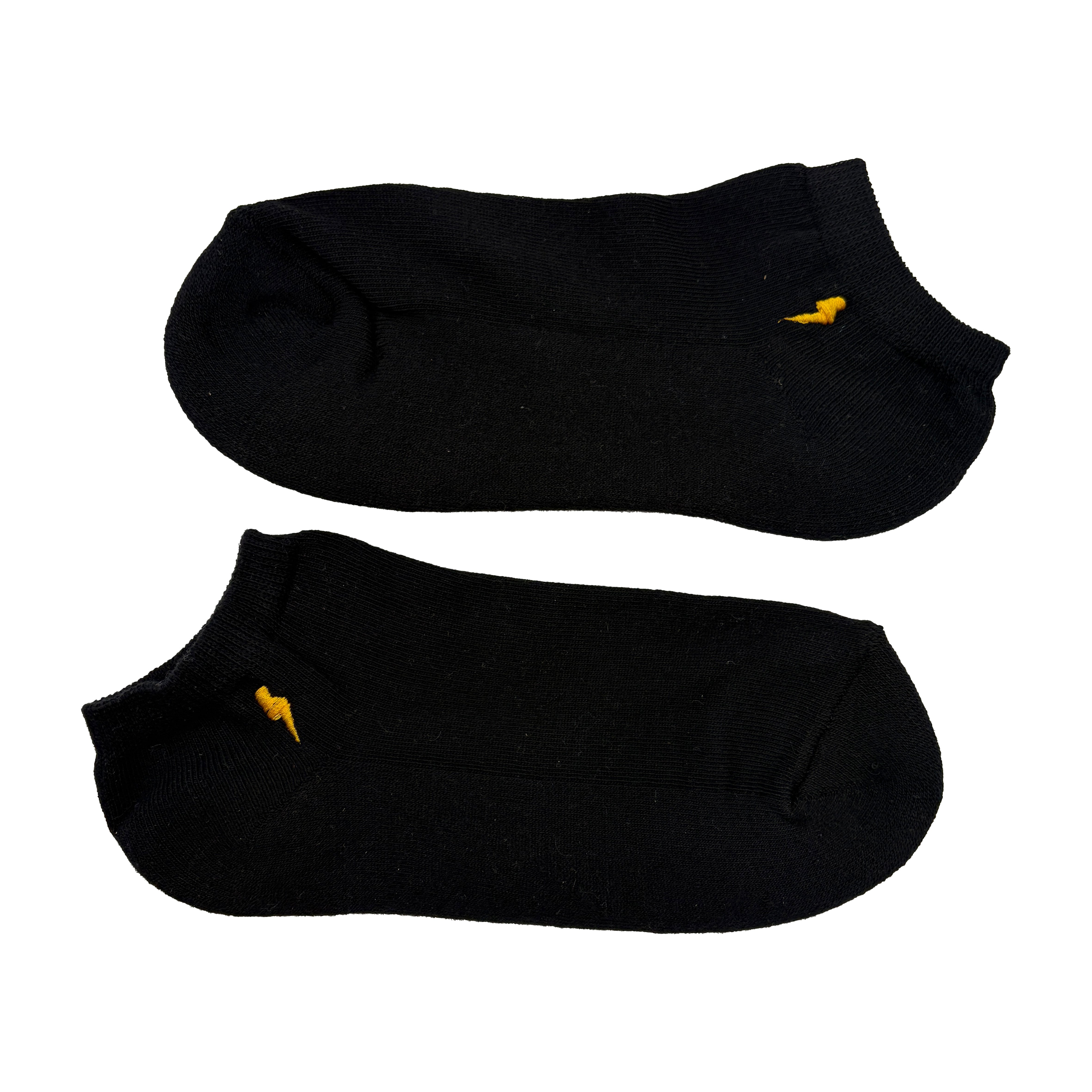 Tobillero Deportivo Negro Bordado Rayo
