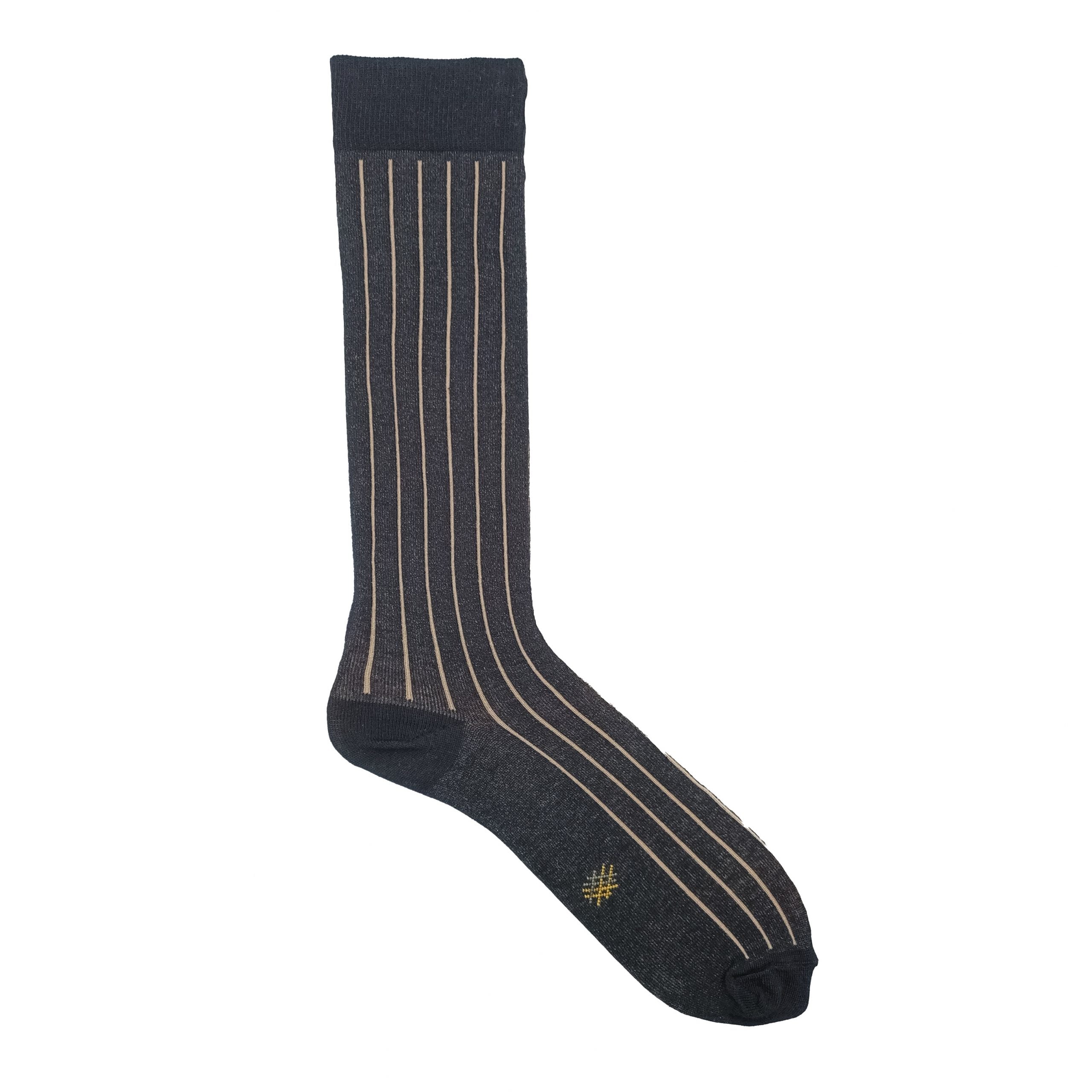 RAYA VERTICAL CAÑA ALTA NEGRO CAMEL ABIERTO