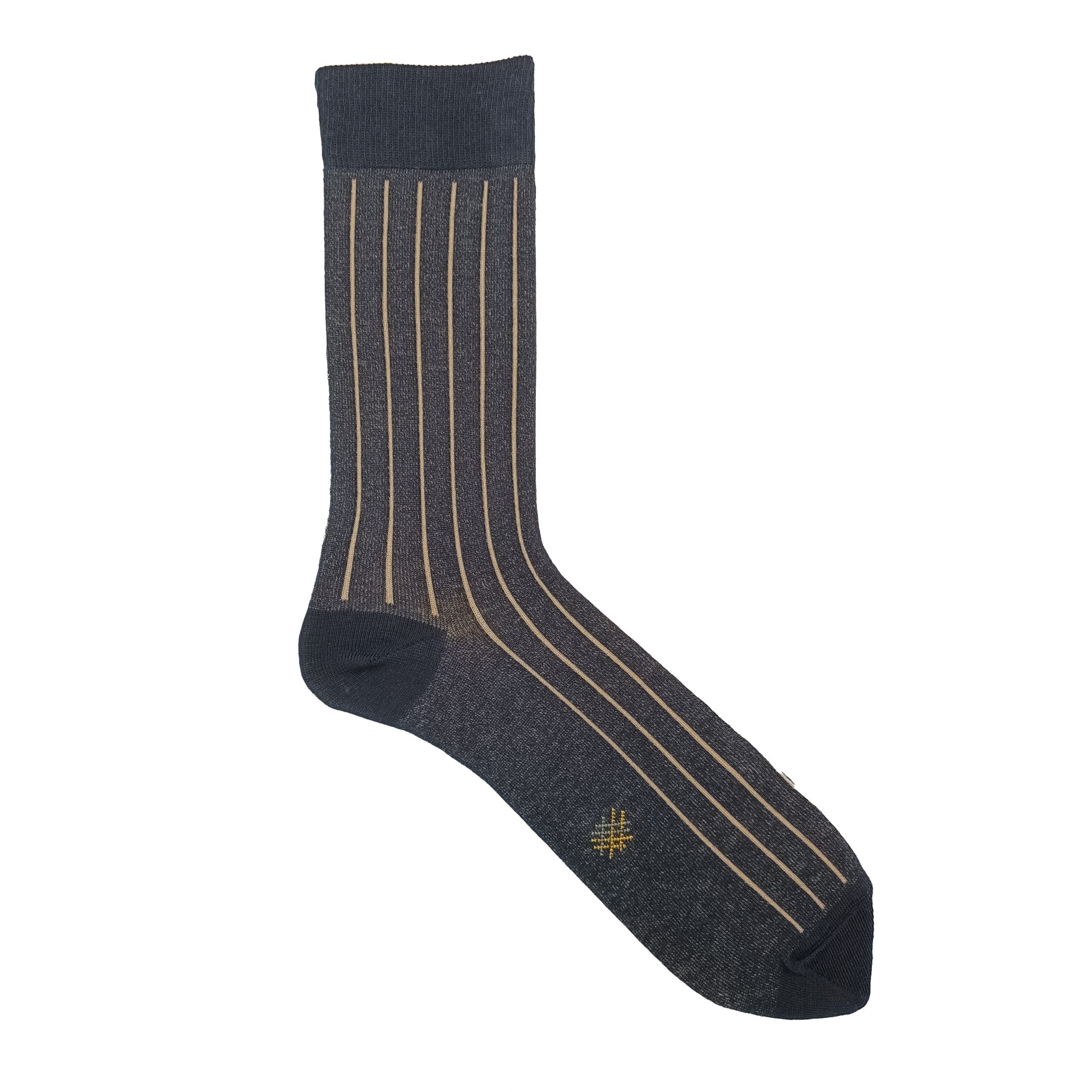 RAYA VERTICAL CAÑA BAJA NEGRO CAMEL ABIERTO