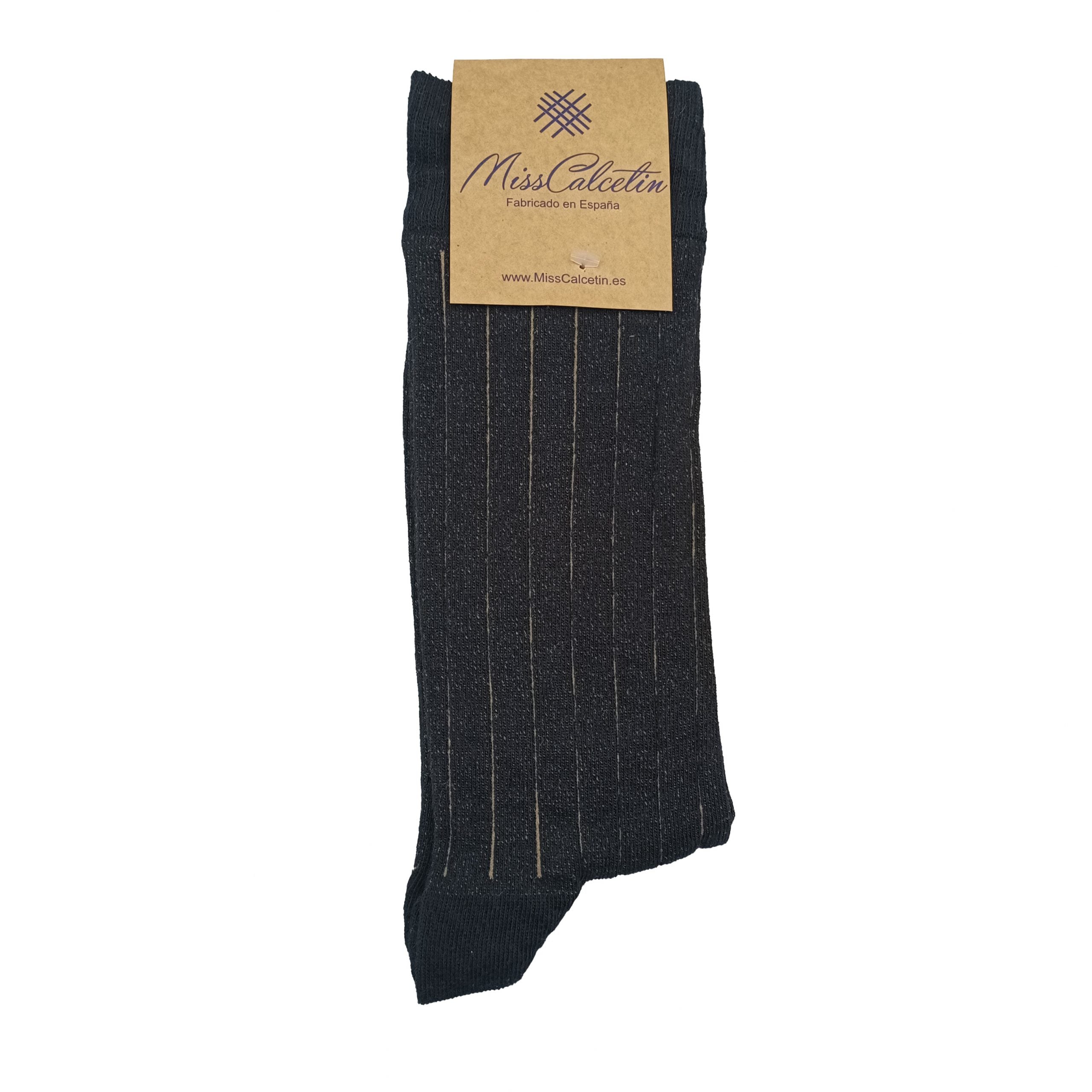 RAYA VERTICAL CAÑA BAJA NEGRO CAMEL CERRADO