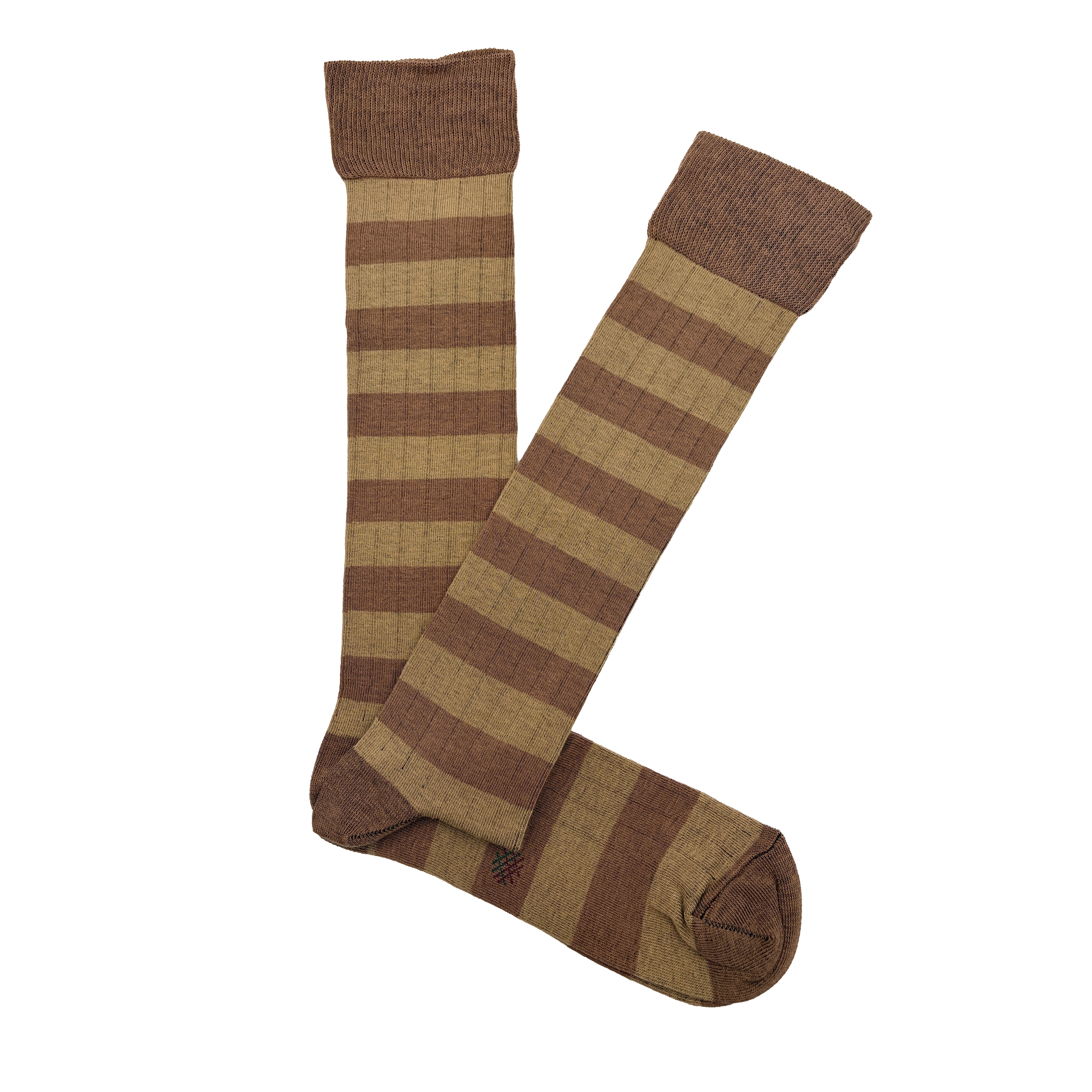 Caña Alta Rayas Camel-Brown