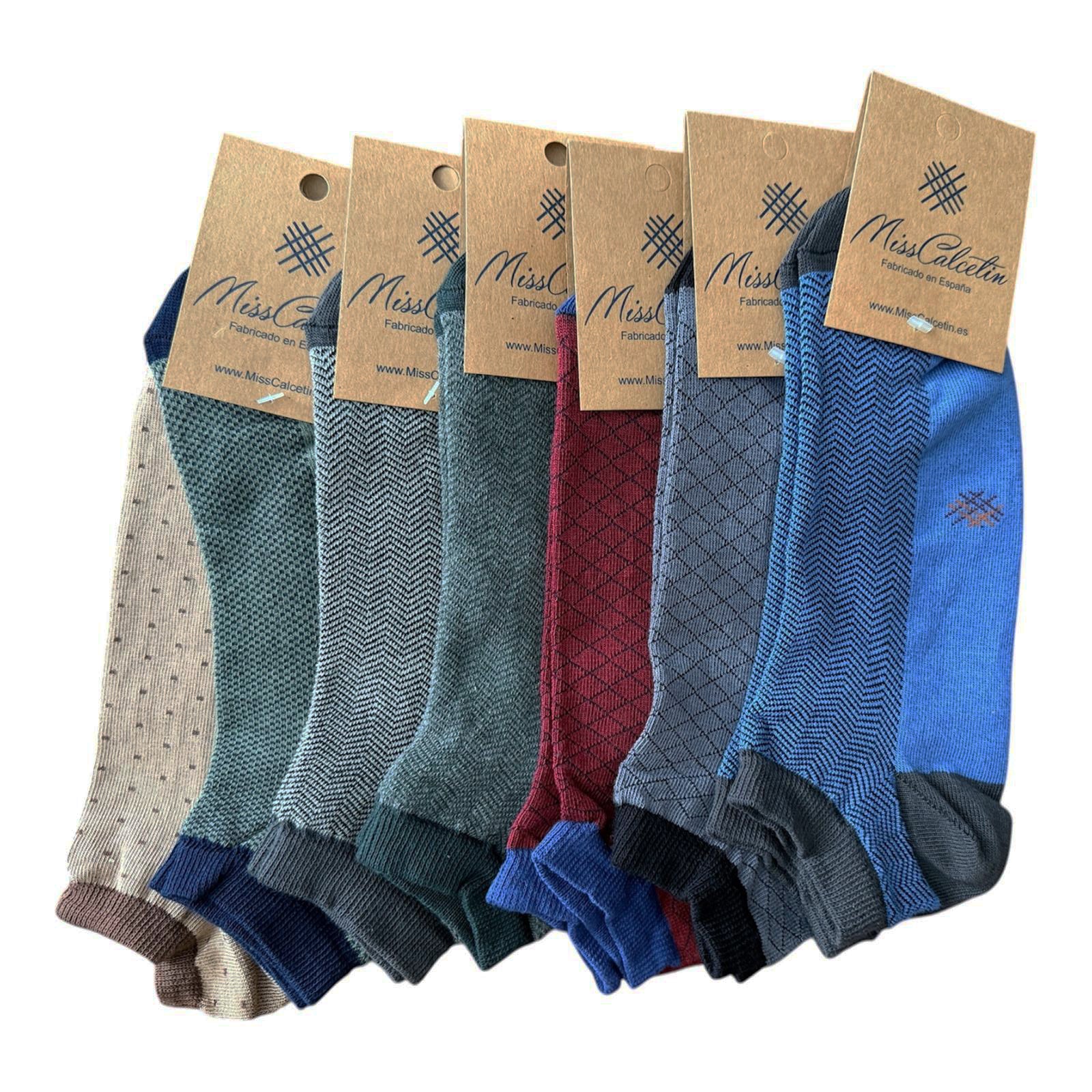 Pack 1 de 7 Pares de Tobilleros (modelos de la foto)